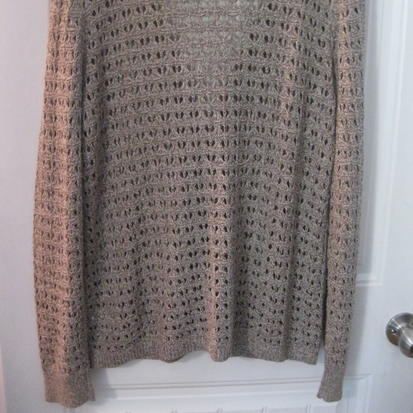 DKNY Jeans Woman's Open Knit Button Front Cardigan - Picture 5 of 6